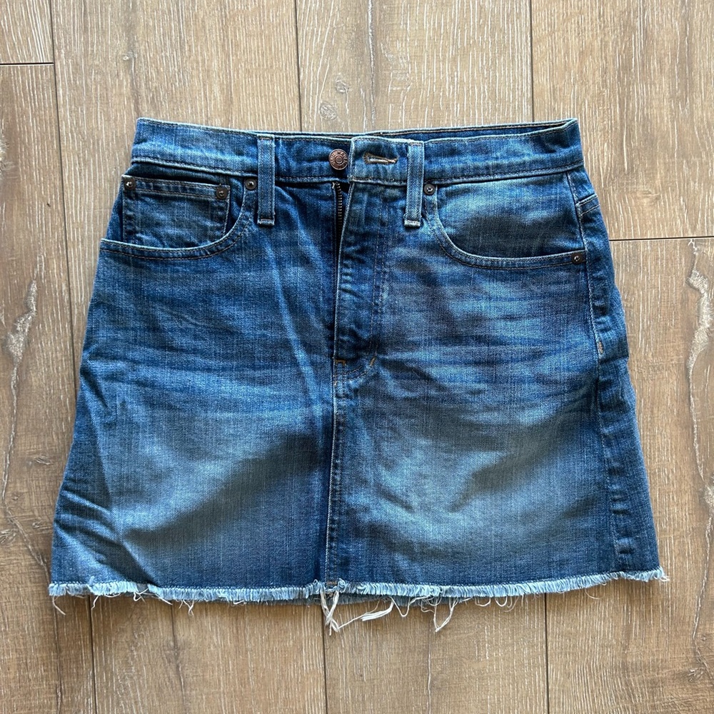 Madewell Jean Skirt